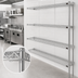 Thumbnail image #3 for Eagle Group 4-Tier Add-On Wire Shelving Unit, 72 x 18 x 63 Inches, Stainless Steel Finish