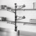 Thumbnail image #3 for Eagle Adjustable Post Wire Wall Mount Prepackaged Mid Unit for 24-Inch Shelves, Chrome Finish