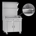 Thumbnail image #3 for Southbend Platinum Heavy-Duty 32-Inch Gas Plancha Griddle Sectional Range with Cabinet Base