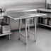Thumbnail image #3 for Eagle Group 412 Series 1-Compartment Commercial Sink with 9-1/2 Inch Backsplash