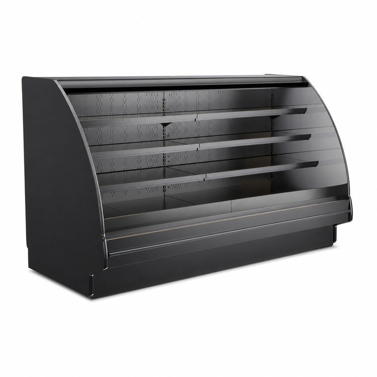 Product image #3 for Structural Concepts Fusion Curved Self-Service Countertop Refrigerated Display Case, 62-7/8 Inch Wide, Remote DX