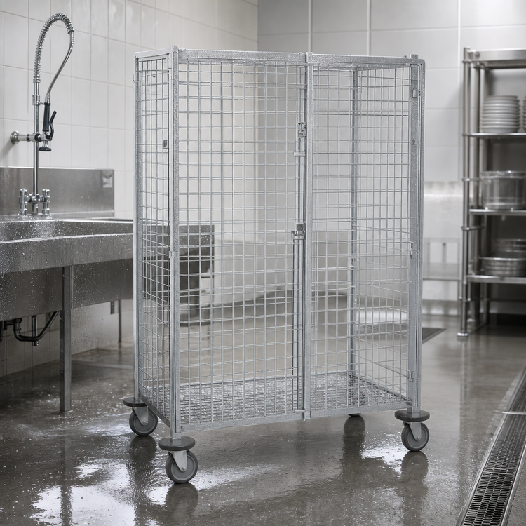 Product image #3 for Metro Super Erecta Mobile Security Cage with Metroseal 3 Epoxy-Coated Finish and Microban, 52-3/4 x 27-1/4 x 68-1/2 Inches