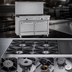 Thumbnail image #3 for Southbend Ultimate 48-Inch Commercial Gas Restaurant Range with 4 Open Burners, 24-Inch Griddle, Standard Oven, and Cabinet Base