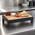 Thumbnail image #3 for Cubic Short-Height Full-Size Hardwood Cutting Board Display Table