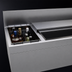 Thumbnail image #3 for Glastender CBA-48L Underbar Combo Ice Bin and Cocktail Unit with Left Bottle Well, 48 Inch W x 19 Inch D