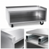Thumbnail image #3 for La Rosa Mobile Open Cabinet Base Equipment Stand, 74 Inch x 28 Inch, 304 Stainless Steel