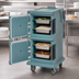 Thumbnail image #4 for Cambro Ultra Camcart® Double-Compartment Front-Loading Insulated Food Pan Carrier, 45 Qt., Slate Blue