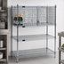 Thumbnail image #3 for EAGLEbrite Zinc Security Enclosure Kit for Wire Shelving, 48-Inch W x 21-Inch D, Hinged Doors