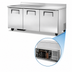 Thumbnail image #3 for True TWT-72-HC 72-Inch Three-Section Solid Door Worktop Refrigerator with Rear-Mounted Self-Contained R290 Refrigeration