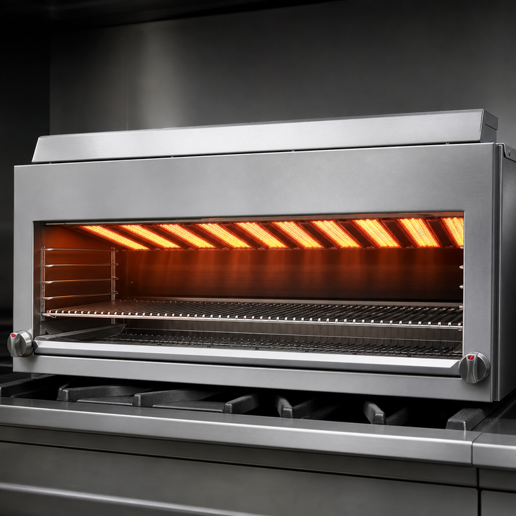 Product image #4 for Southbend Platinum P48-CM 48-Inch Heavy Duty Gas Cheesemelter, Range Mount, 60,000 BTU