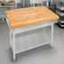 Thumbnail image #3 for John Boos 36 Inch x 36 Inch Edge Grain Maple Work Table Top, 1-1/2 Inch Thick, Penetrating Oil Finish