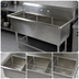Thumbnail image #3 for John Boos Pro-Bowl 3-Compartment Stainless Steel Sink with 24 x 24 x 14 Inch Bowls