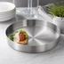 Thumbnail image #3 for American Metalcraft Unity Collection 10-Inch Round Stainless Steel Serving Bowl/Tray, 60 oz., Satin Finish