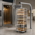 Thumbnail image #3 for New Age Adamatic 1804C Roll-In Oven Rack with C-Lift, 13 Pan Capacity