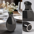 Thumbnail image #3 for American Metalcraft Black Ceramic Bud Vase, 2-1/8-Inch Dia. x 3-7/8-Inch H