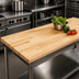 Thumbnail image #3 for Boos Block 60 x 30 Inch Northern Hard Rock Maple Kitchen Countertop, Blended Edge Grain, Varnique Finish