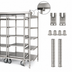 Thumbnail image #3 for Metro TOP-TRACK Super Erecta & Super Adjustable 21-Inch Stationary End Unit Kit with 86-Inch Stainless Steel Posts