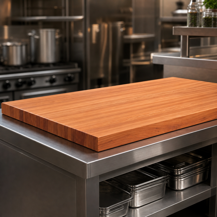 Product image #3 for John Boos Boos Block American Cherry Edge Grain Kitchen Countertop, 144 x 38 x 1-1/2 Inch, Penetrating Oil Finish