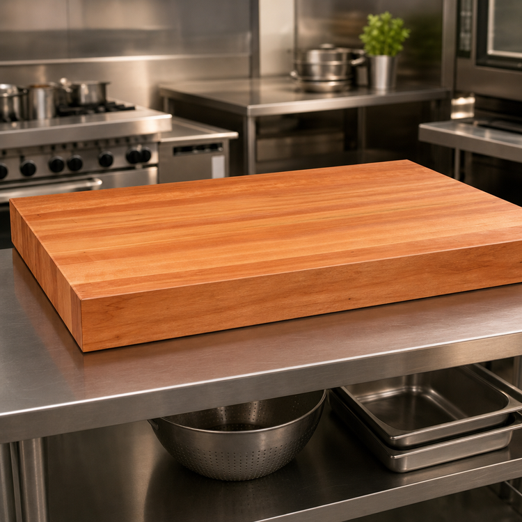 Product image #3 for John Boos Boos Block American Cherry Edge Grain Kitchen Countertop, 60 x 27 x 3 Inch, Varnique Finish