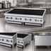 Thumbnail image #3 for Garland Heavy-Duty 48-Inch Countertop Gas Radiant Charbroiler with Non-Adjustable Cast Iron Grates