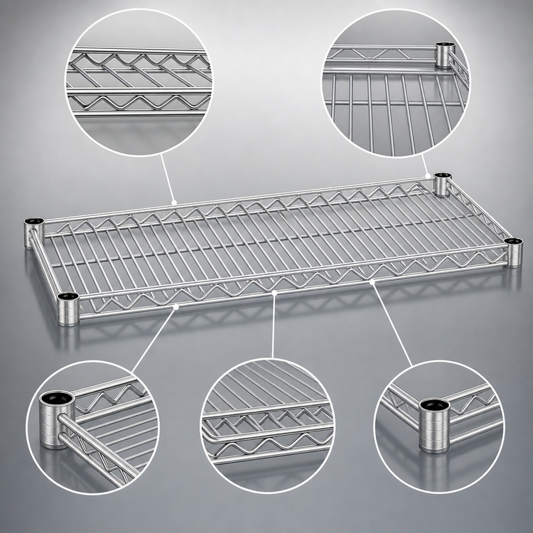 Product image #3 for Eagle QuadTruss 36-Inch x 21-Inch Stainless Steel Wire Shelf