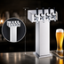 Thumbnail image #3 for Perlick 4-Faucet Extra High Countertop Tee Draft Beer Tower, Glycol-Cooled, Polished Chrome
