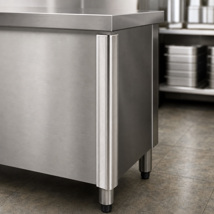 Product image #3 for Eagle Group Stainless Steel Outside Corner Guard, 2 x 2 x 72 Inches