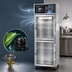 Thumbnail image #3 for Continental Refrigerator 1FENSSGDHD One-Section Extra-Wide Reach-In Display Freezer with Half-Height Glass Doors