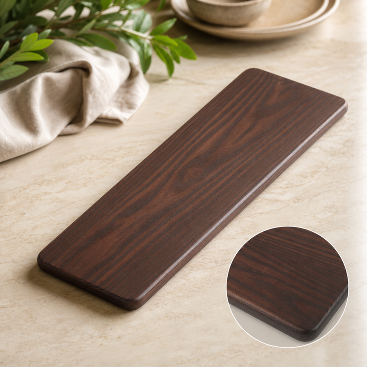 Product image #3 for American Metalcraft Rectangular Ash Wood Serving Board, 21 x 6 x 3/4 Inch