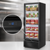 Thumbnail image #3 for True 1-Section Glass Door Freezer Merchandiser with Health Safety Timer, Triple-Pane Hinged Door
