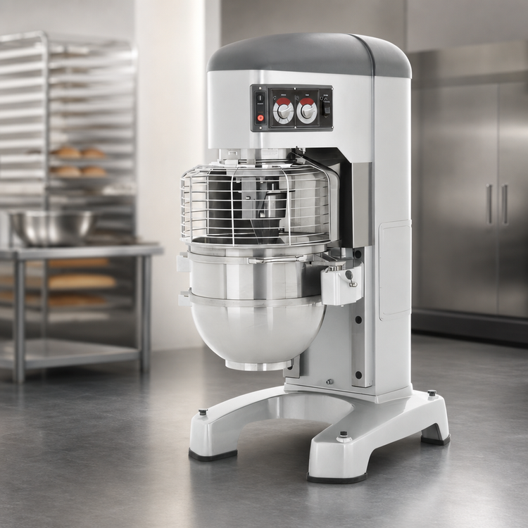 Product image #3 for Hobart Legacy+ 80 Quart Floor Model Planetary Mixer, 4-Speed, 380-460V 3-Phase
