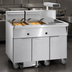 Thumbnail image #3 for Imperial IFSCB250E Electric Floor Model 2-Tank Fryer with Built-In Filter System and Dump Station