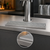 Thumbnail image #3 for Micro Matic Surface Mount Stainless Steel Drip Tray, 24 x 5 Inch, with Perforated Grill and 3-1/2 Inch Drain Nipple