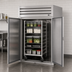 Thumbnail image #3 for True Spec Series 2-Section Roll-In Refrigerator with 2 Locking Stainless Steel Doors, Self-Contained