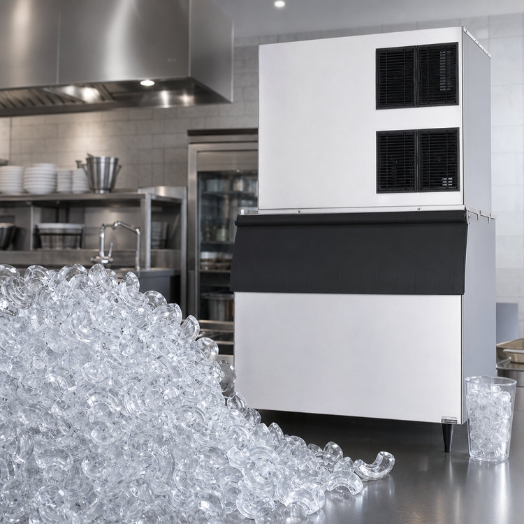 Product image #3 for Hoshizaki KM-1900SRJZ3 Stackable Remote Air-Cooled Crescent Cube Ice Maker, 48W, 1,933 lb/Day