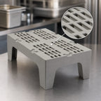 Thumbnail image #3 for Cambro S-Series DRS360480 Slotted Top Polypropylene Dunnage Rack, 36W x 21D x 12H in., 1,500 lb Capacity
