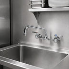 Thumbnail image #3 for Serv-Ware WF14-CWP Wall-Mount Commercial Faucet, 8-Inch Centers, 14-Inch Swing/Swivel Spout