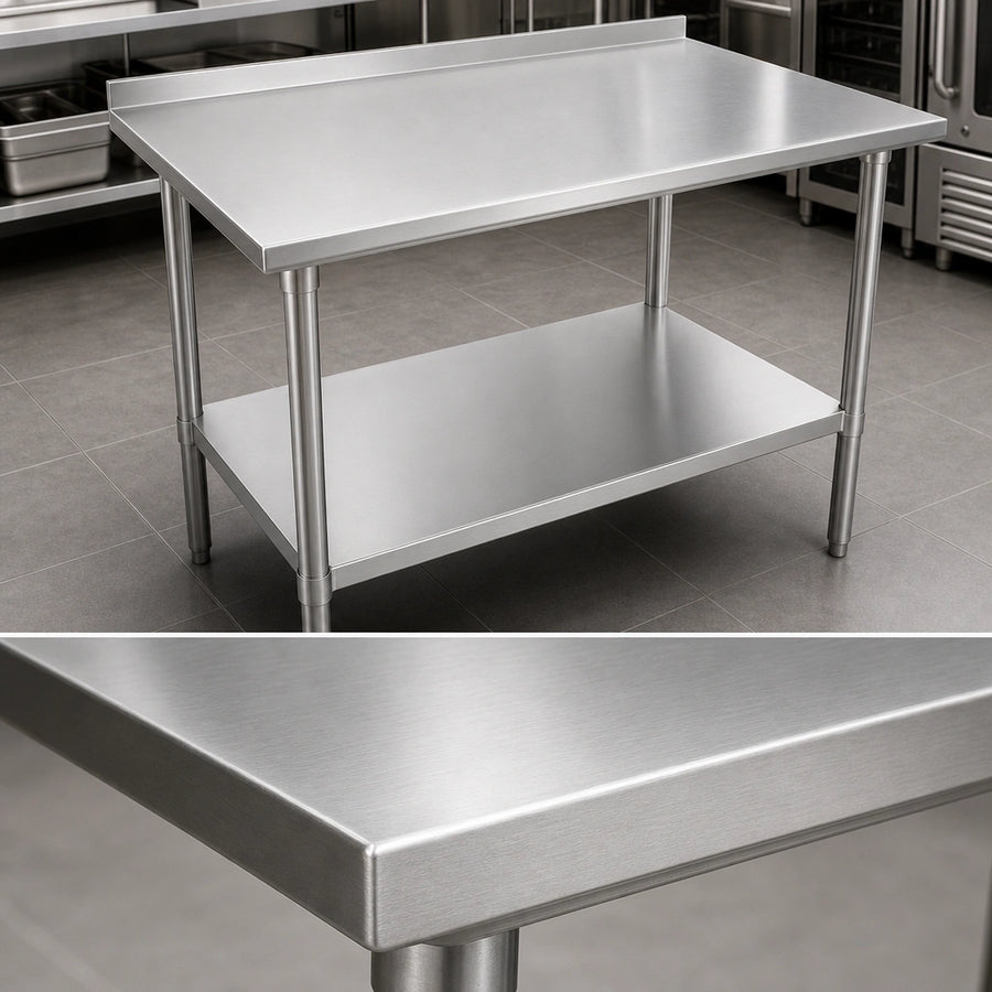 16-Gauge 300-Series Stainless Steel Top