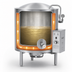 Thumbnail image #3 for AccuTemp Edge Series 40-Gallon Gas Stationary Kettle, Full Jacket, 316 Stainless Steel Liner