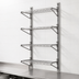 Thumbnail image #3 for Eagle Group Adjustable Post Wire Wall Mount Prepackaged End Unit for 18-Inch-Deep Shelves, Chrome, 63-Inch Posts