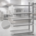 Thumbnail image #3 for Cambro Camshelving Elements XTRA Stationary Add-On 5-Tier Solid Polymer Shelving Unit, 21 x 54 x 84 Inches, Speckled Gray