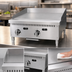 Thumbnail image #4 for CookRite 24-Inch Heavy Duty Countertop Gas Griddle, 50,000 BTU, Thermostatic Controls