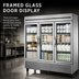 Thumbnail image #3 for True 3-Section Reach-In Refrigerator with 3 Framed Glass Doors, Stainless Steel, Bottom-Mounted Self-Contained Refrigeration