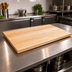 Thumbnail image #3 for John Boos Boos Block 48-Inch x 27-Inch x 1-1/2-Inch Edge Grain Maple Kitchen Countertop with Varnique Finish