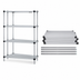 Thumbnail image #3 for Quantum Stationary Solid Shelving Starter Kit with 4 Solid Shelves, 36