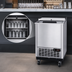 Thumbnail image #3 for KoolMore Commercial Glass Froster, 5 Cu. Ft., Stainless Steel, Sliding Door