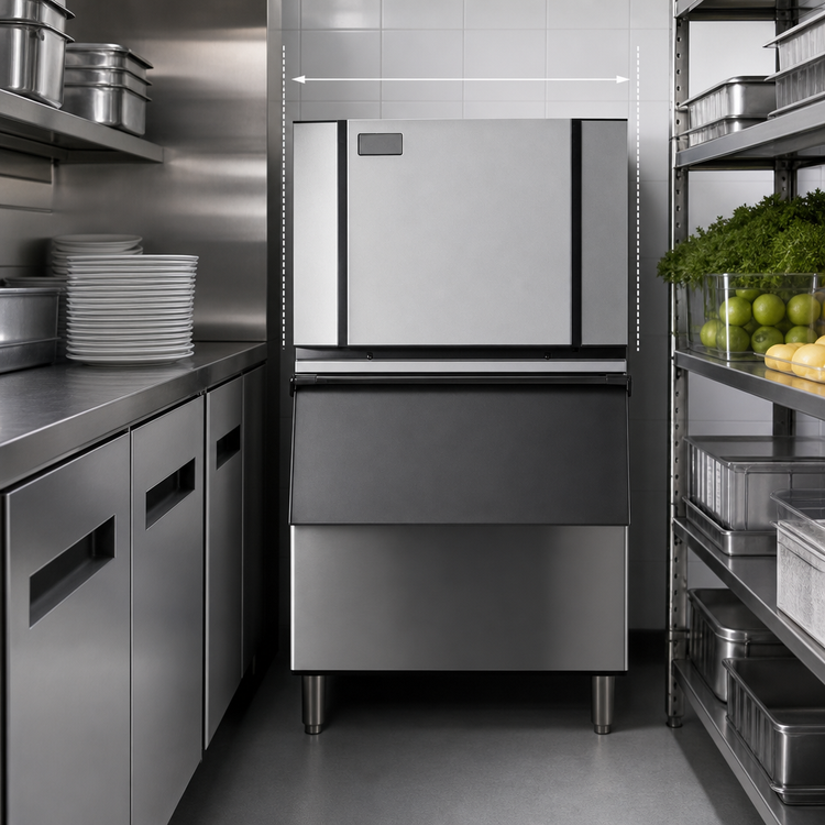 Product image #4 for Ice-O-Matic Elevation Series Modular Full-Size Cube Ice Maker, 30-Inch Wide, Air-Cooled, Remote Condenser