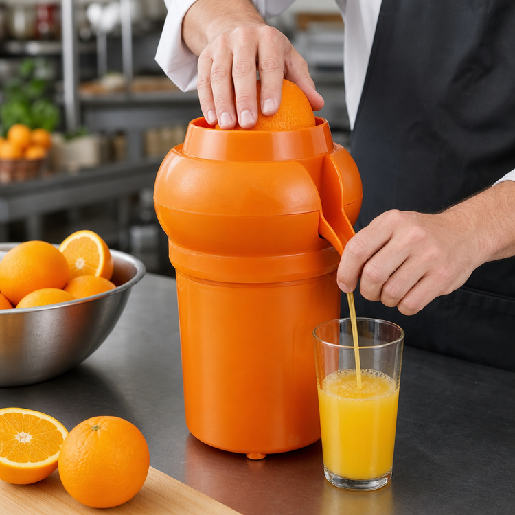 Product image #3 for Dynamic PA001.1 Countertop Electric Citrus Juicer, 115V, Manual Feed