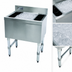 Thumbnail image #3 for Advance Tabco Underbar Basics 48-Inch Stainless Steel Cocktail Ice Bin, 12-Inch Deep, 161 lb Capacity