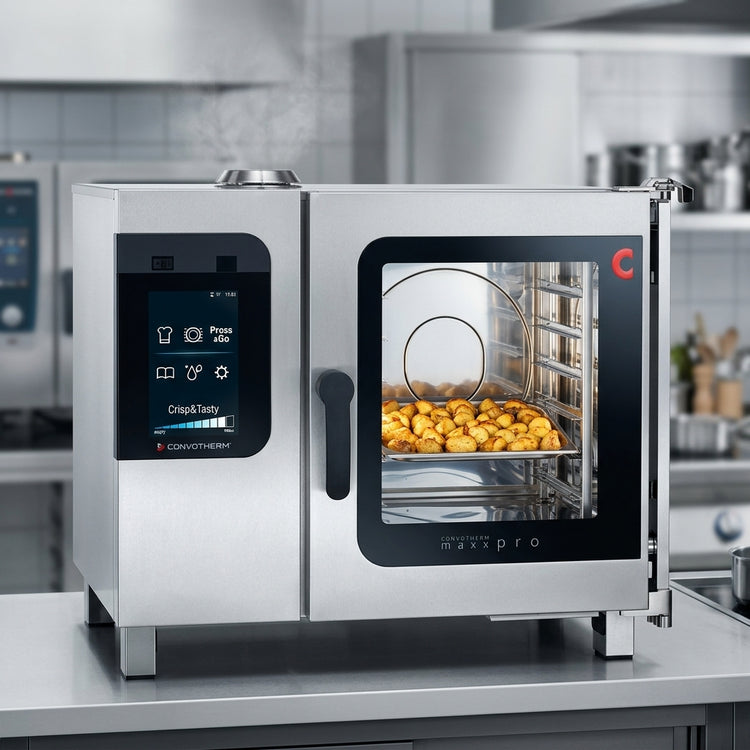 Product image #2 for Convotherm C4 ET 6.10GS-N Maxx Pro Boilerless Gas Combi Oven with 7-Pan Half-Size Capacity and 10-inch easyTouch Control